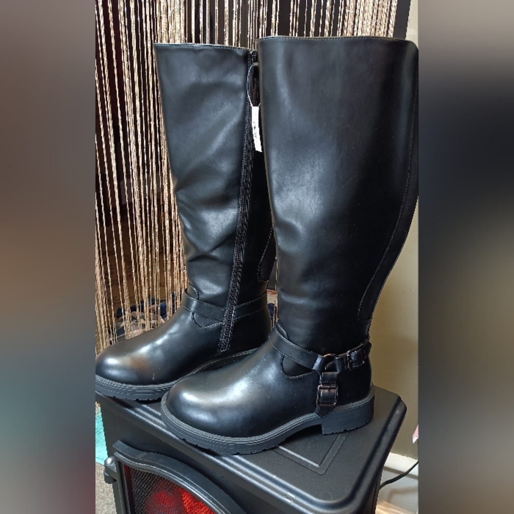 Torrid Wide Calf Tall Boots, Black 8.5